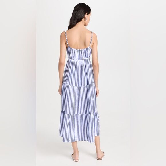 NEW RAILS Blakely Dress Stripe Pattern
Scoop Neck Blue White Size L - Picture 3 of 14